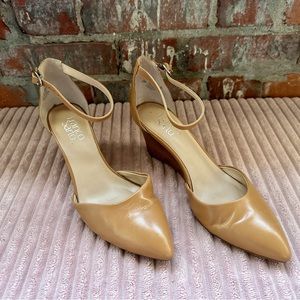FRANCO SARTO Tan Wedge Heel